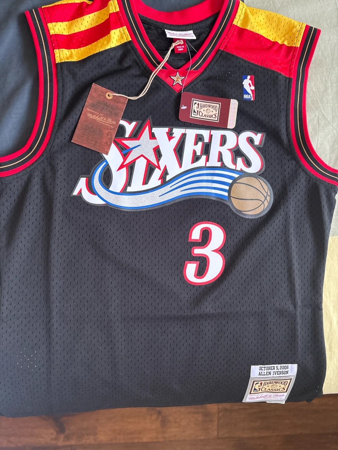 Mitchell & Ness Allen Iverson 76ers Basketball Jersey
