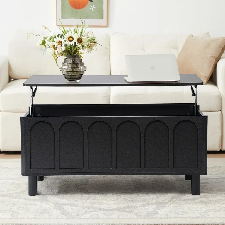 YOCWO Lift Top Coffee Table Storage Shelve