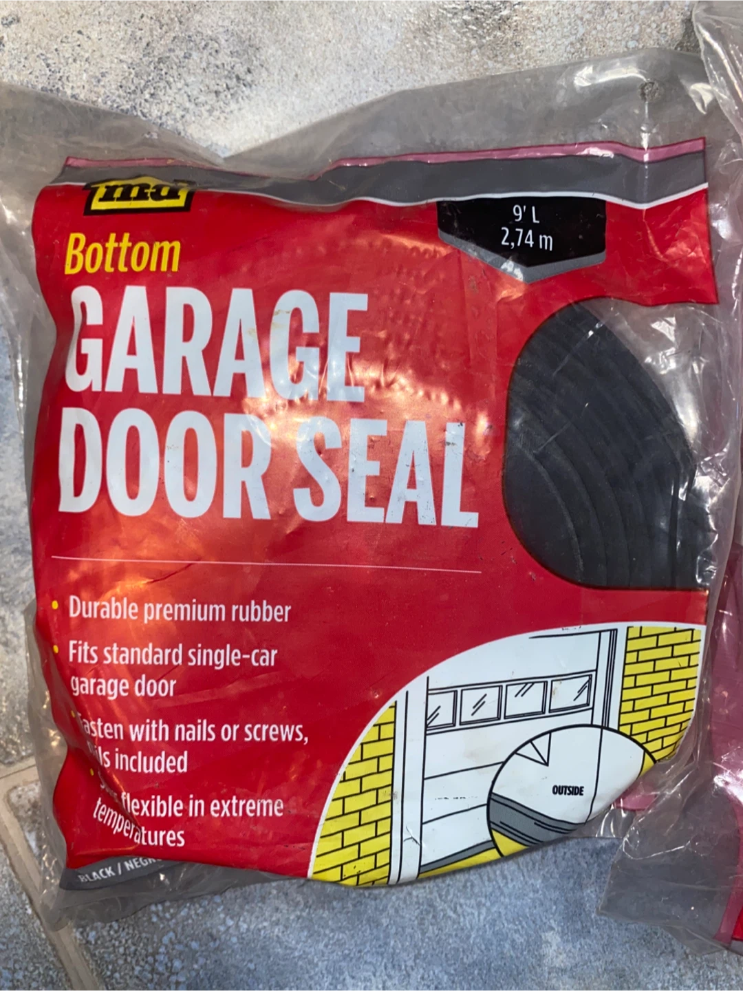 Garage Door Seal Kit (Top & Sides + Bottom) - photo 2