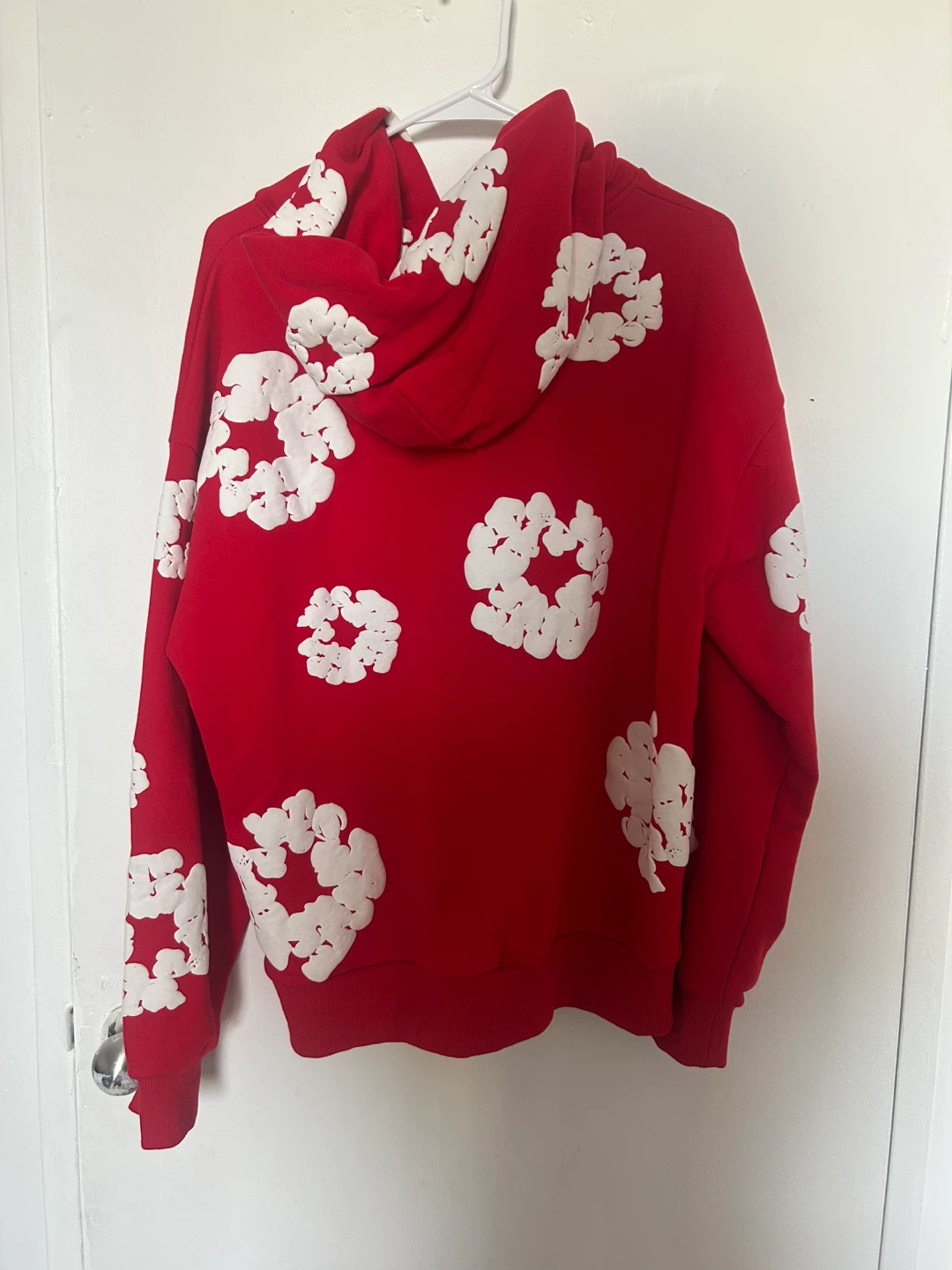 Denim Tears Cotton Wreath Hoodie Red - photo 2