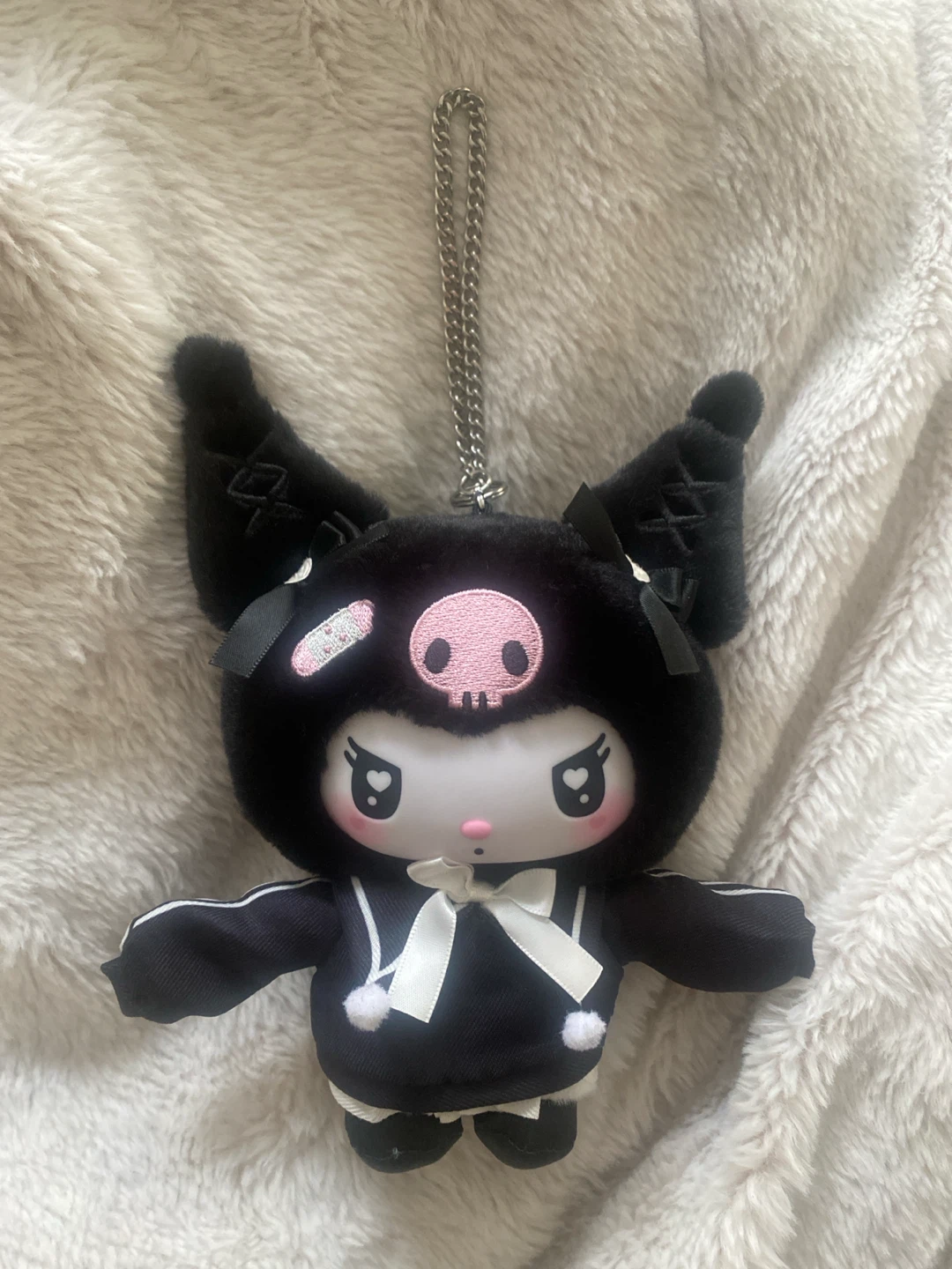 Authentic High Quality Sanrio Kuromi Plush Keychain