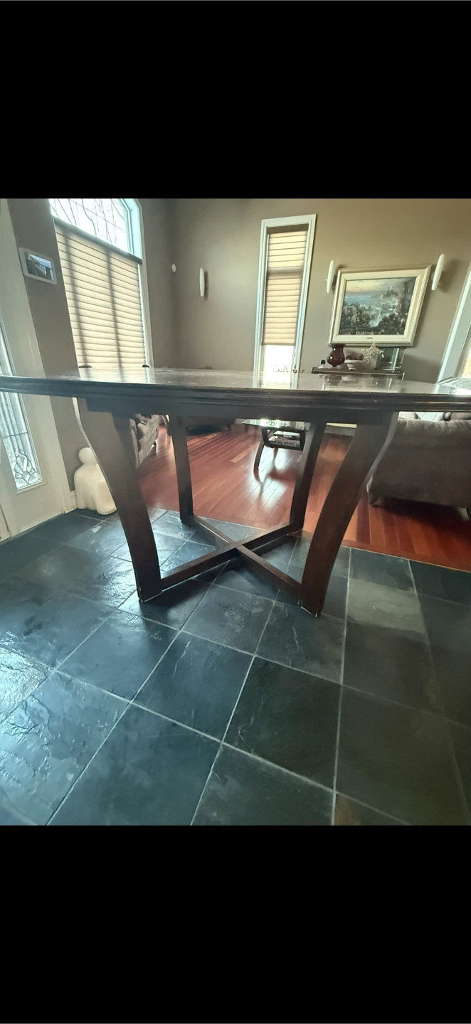 NEED GONE HEAVY WOOD 4 Dining Chairs and Table