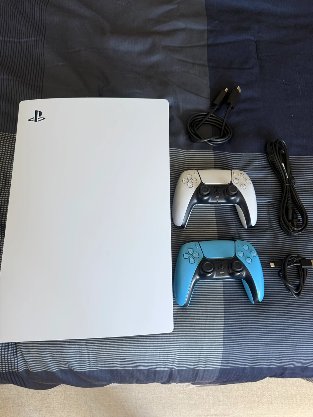 PlayStation 5 Console with Two Controllers