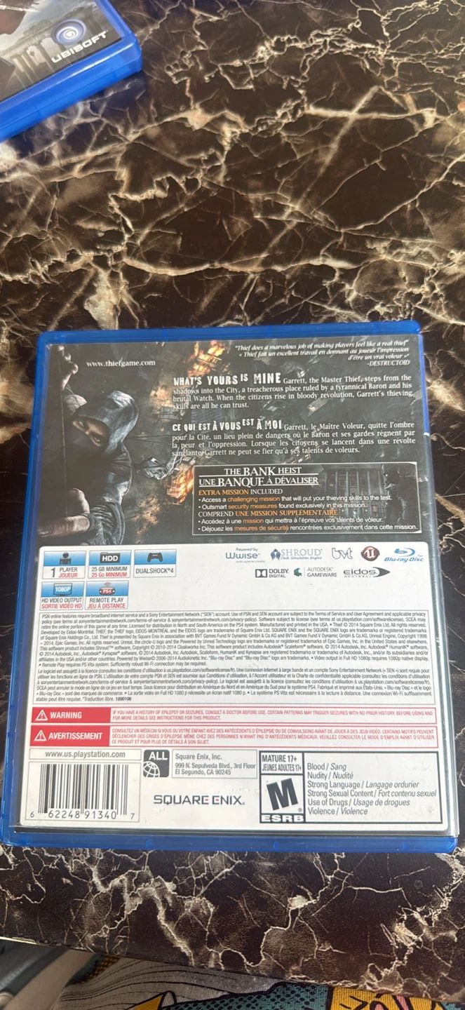 Thief: The Bank Heist PS4 Video Game - photo 2
