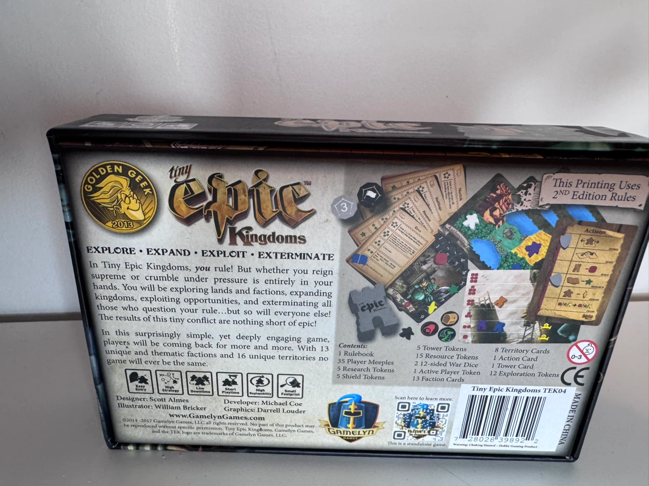 Gamelyn Games Tiny Epic Kingdoms Board Game, New - photo 2