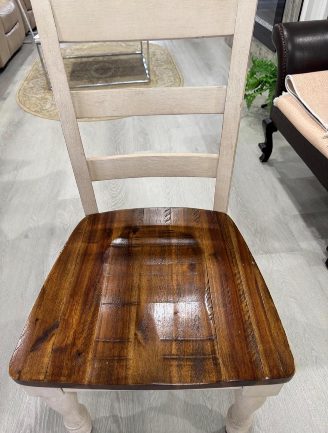 Wooden Dining Table and Chairs Set - photo 3
