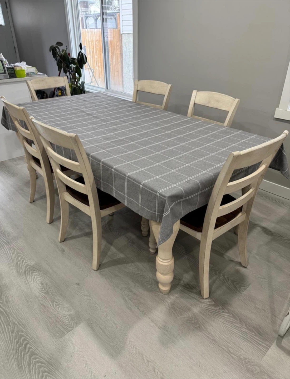 Wooden Dining Table and Chairs Set - photo 4