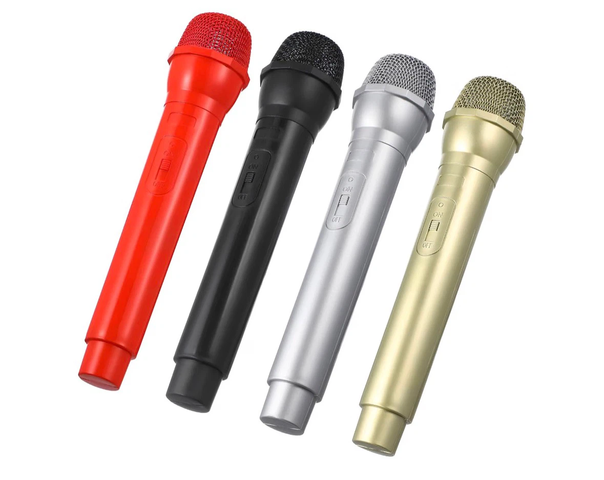 Milisten 4 Pcs Children Microphone Props Fake Microphones