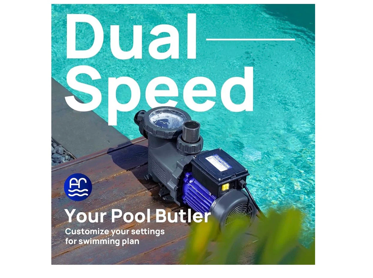 Aquastrong 1.5HP Dual Speed Pool Pump - photo 2