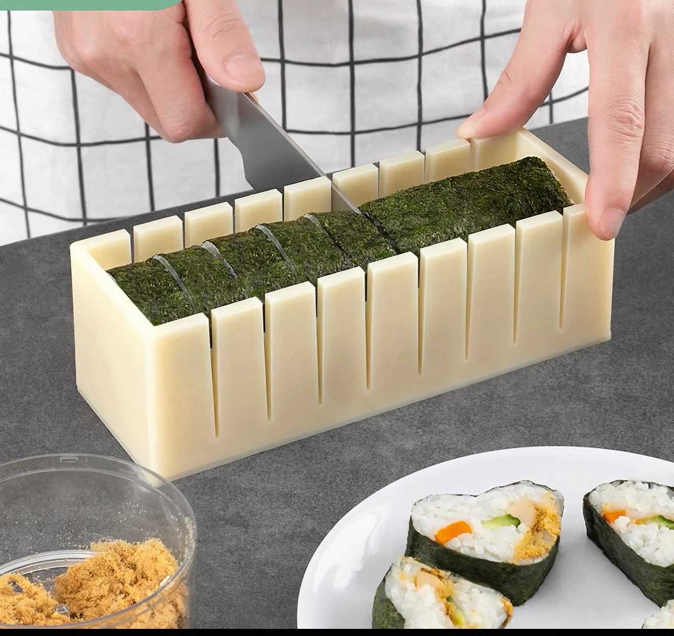 Brand New 8-Piece Food-Grade Sushi Making Mold Set - photo 2