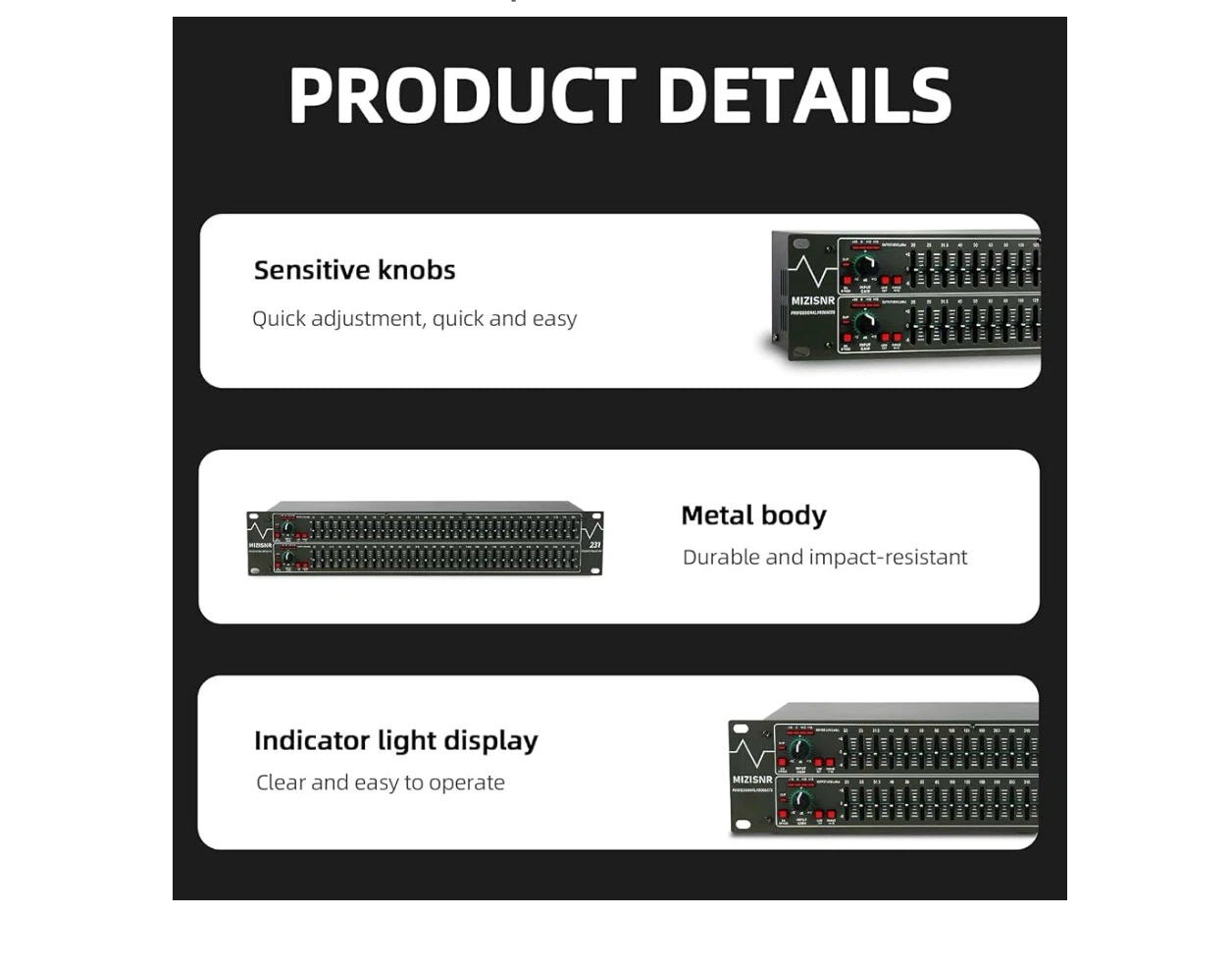 Mizisnr 231 Graphic Equalizer - photo 3