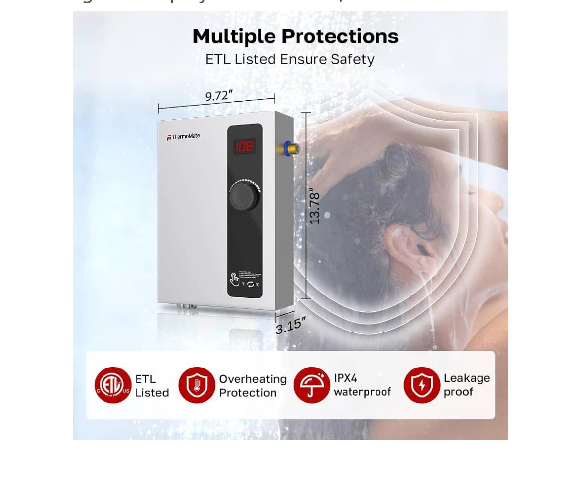 ThermoMate Tankless Electric Water Heater ET110HC - photo 2