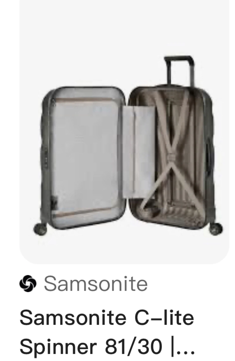 Samsonite C-lite 28" Luggage