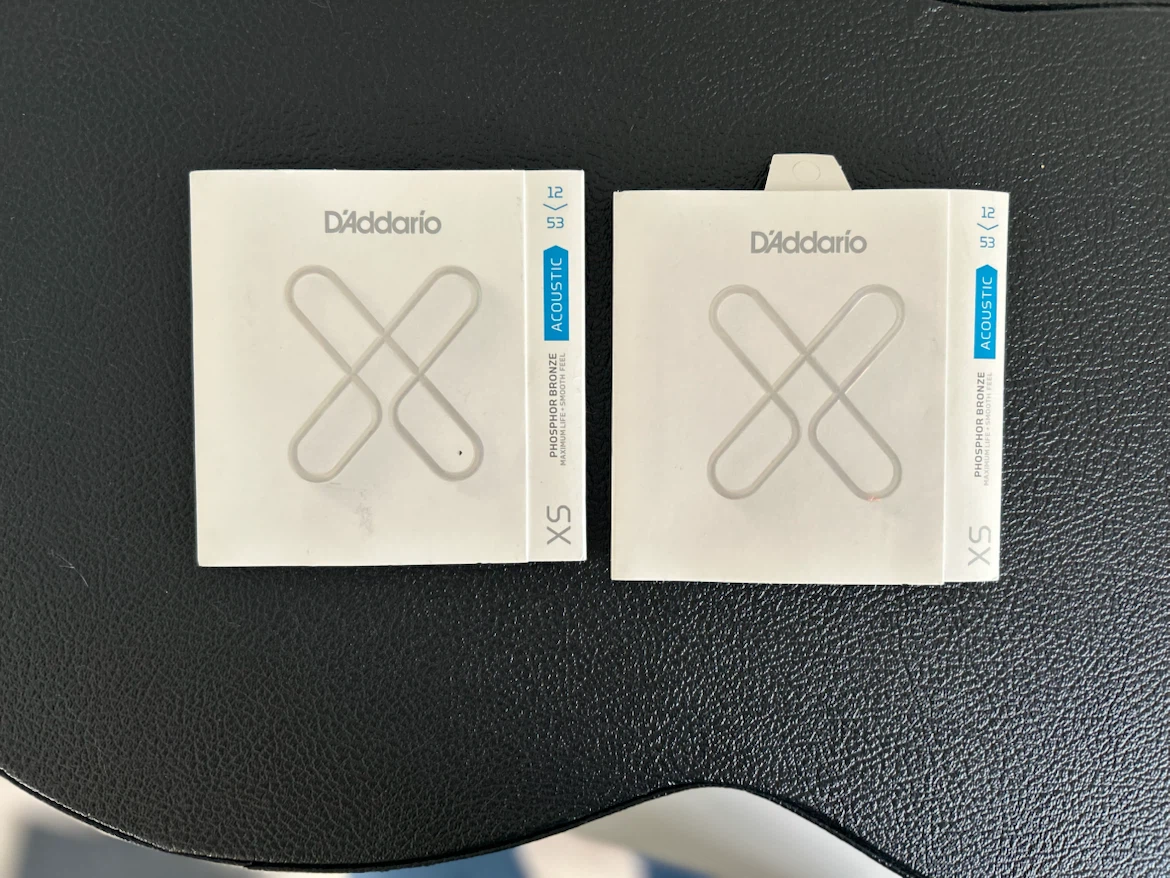 D’Addario XS Acoustic Guitar Strings – 2 Packs