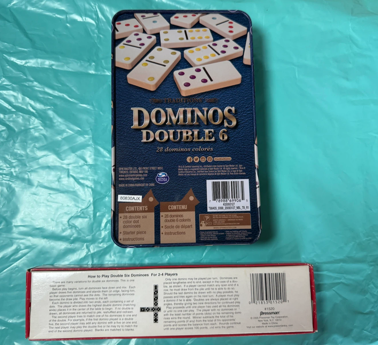 Double 6 Dominoes - Two Sets - photo 3