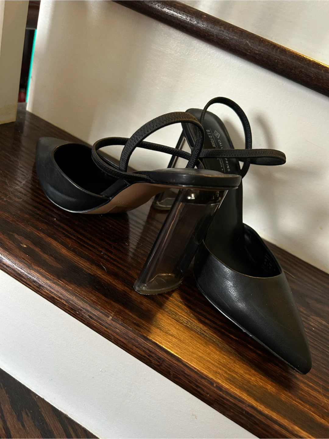Bed|Stui Pump Heels Black Vegan Leather