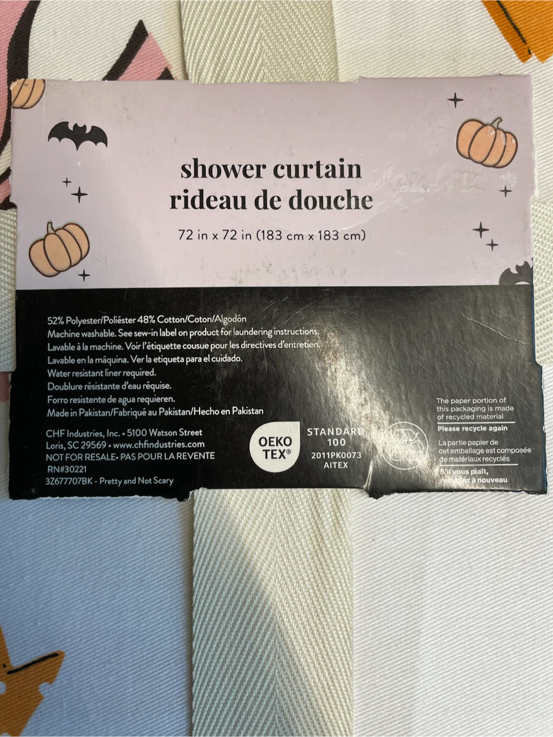 Peri Home Halloween Shower Curtain 72x72 - photo 3