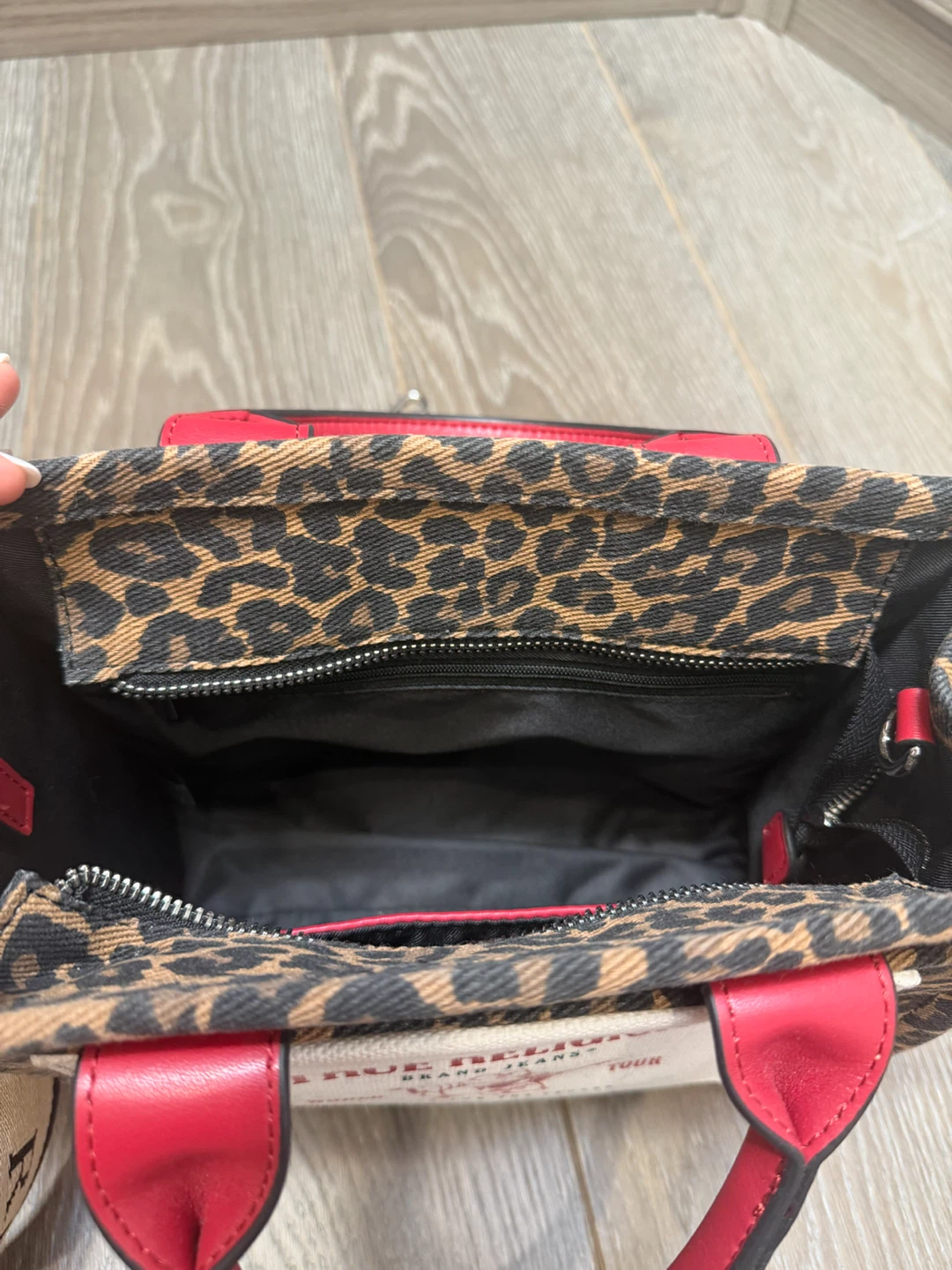 True Religion Leopard Print Mini Tote Bag - photo 3