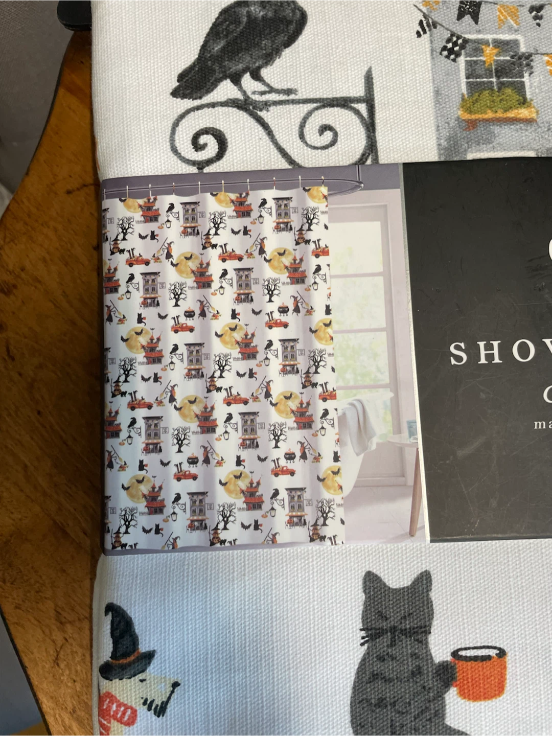 October Sky Halloween Shower Curtain - photo 2