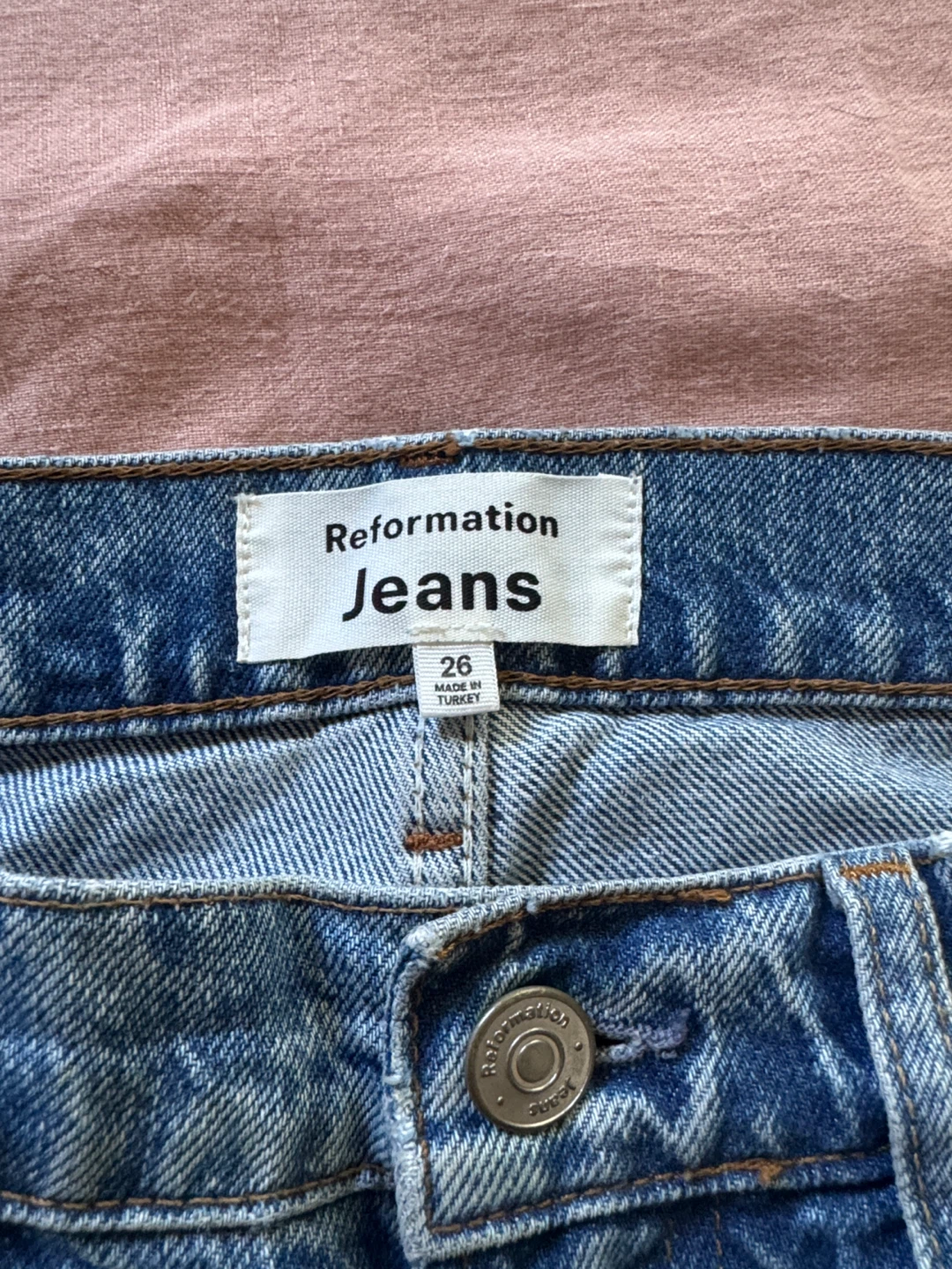Reformation Val 90s Mid Rise Straight Jeans - photo 5