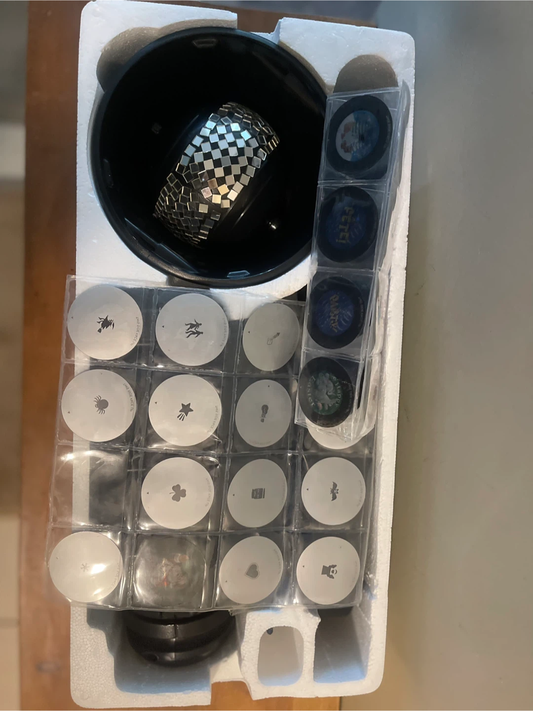 EZ-Up 2-in-1 Light Show Mirror Ball Projector - photo 4