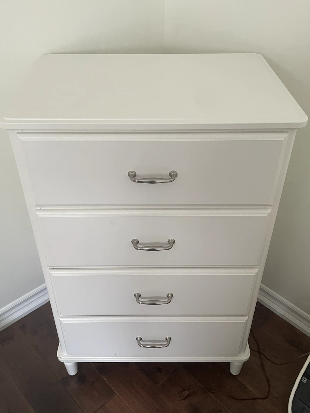 IKEA 4-Drawer Dresser – White | Like New - photo 3