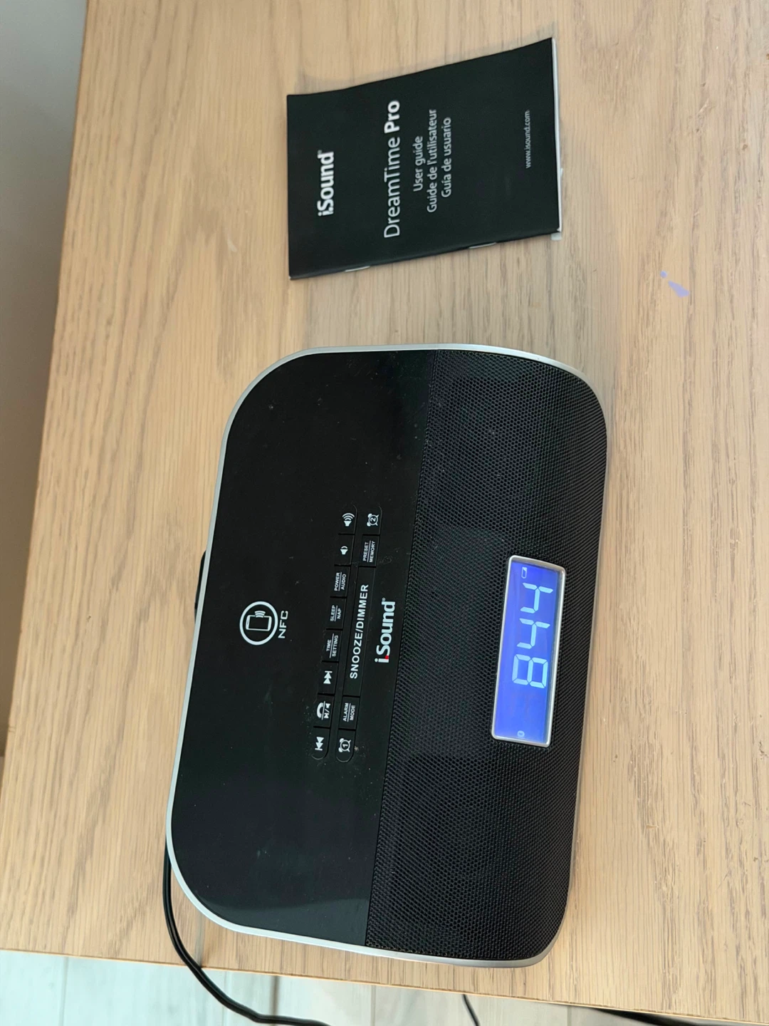 iSound DreamTime Pro Alarm Clock Radio with NFC