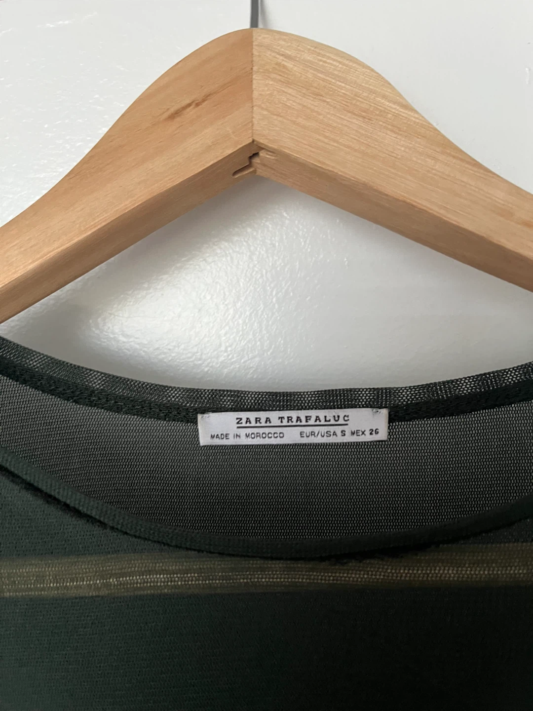 Zara Trafaluc Green Mesh Dress - photo 2