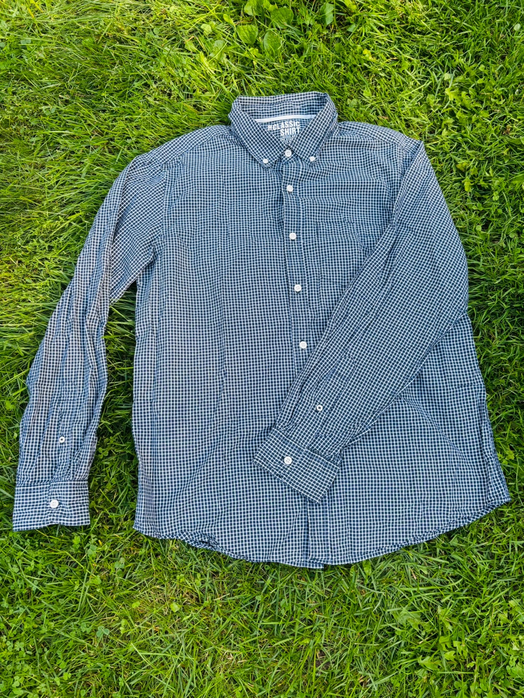 Old Navy Long-Sleeve Checkered Shirt