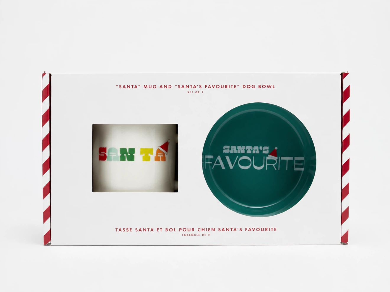 Brand New Santa Mug & Dog Bowl Set