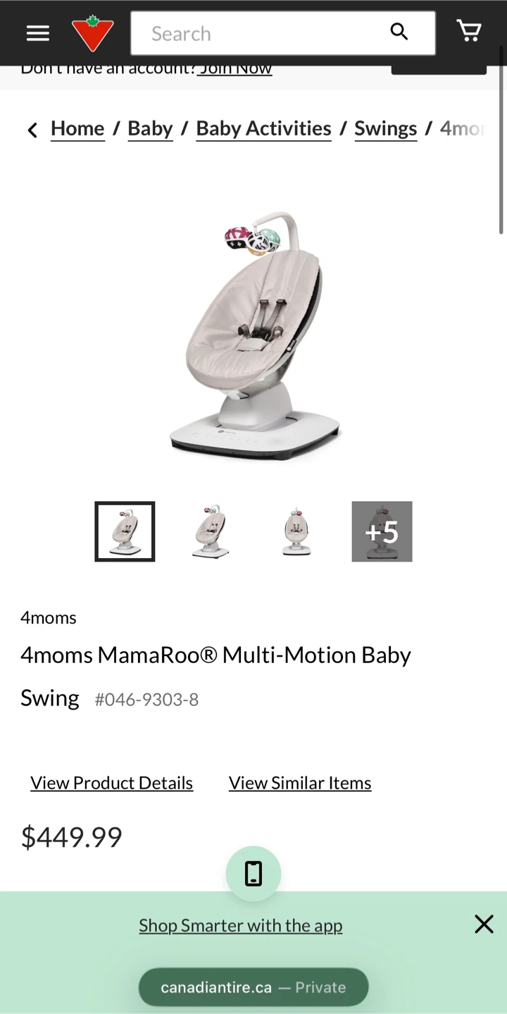 Like New 4moms MamaRoo Multi-Motion Baby Electric Swing - photo 4