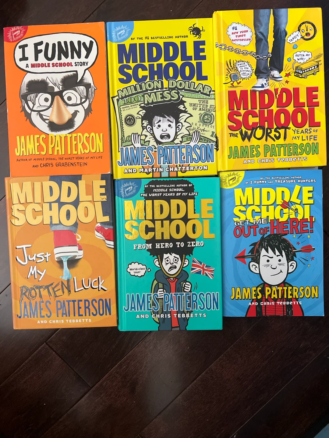 James Patterson Middle School Book Bundle
