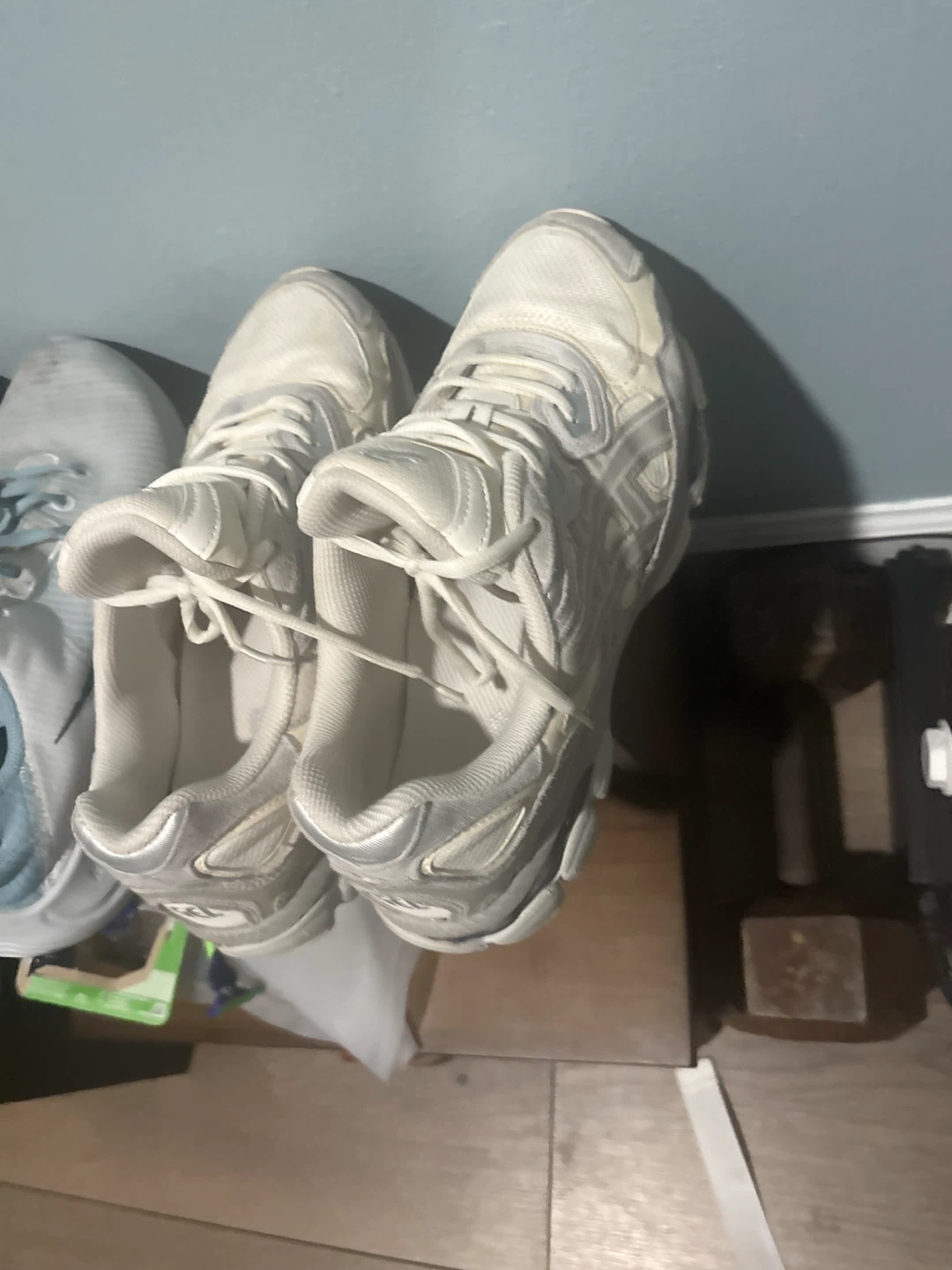 ASICS White Running Shoes