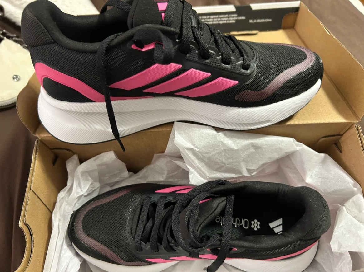 Adidas Running Shoes Black and Pink