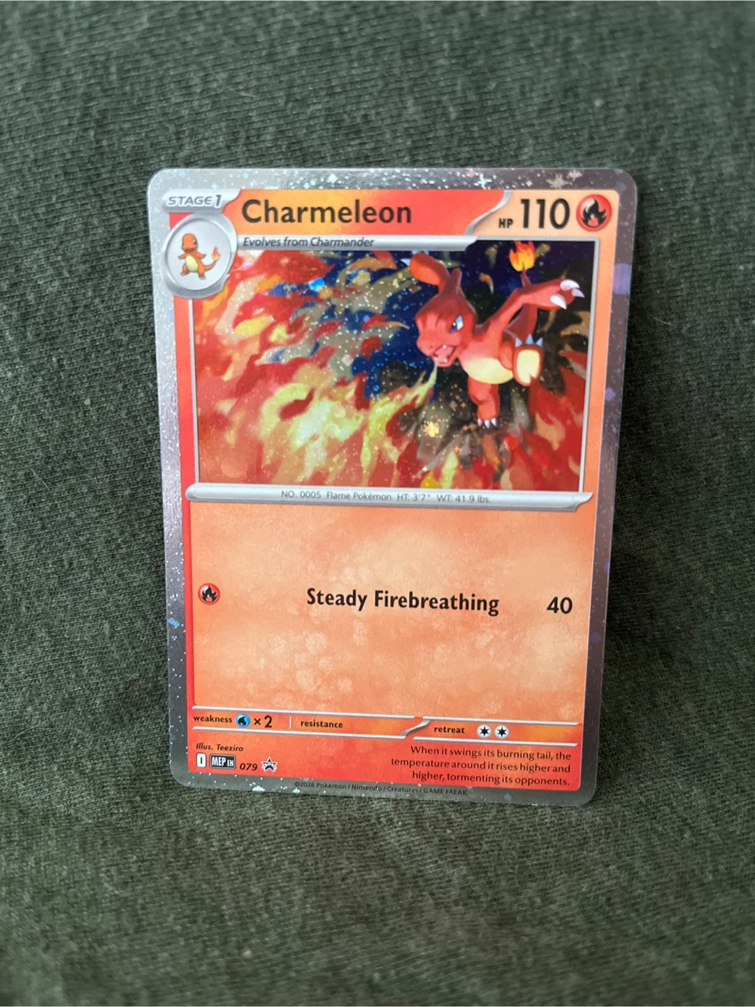 Charmeleon 079 Pokémon Card promo - photo 3