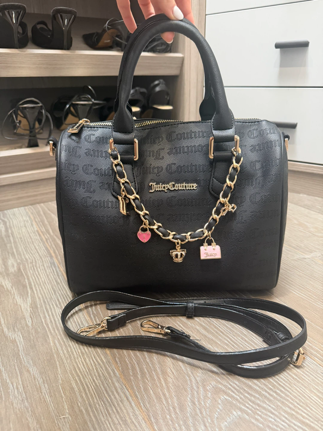 Juicy Couture Black Bowler Bag