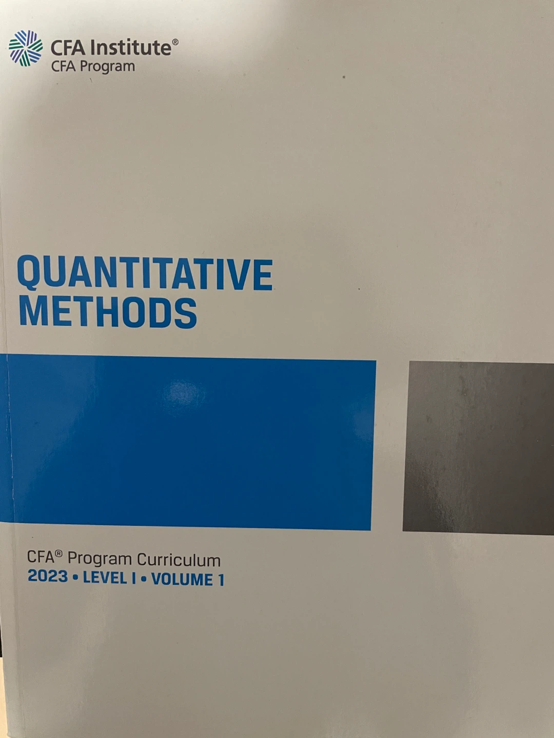 CFA textbooks 2023