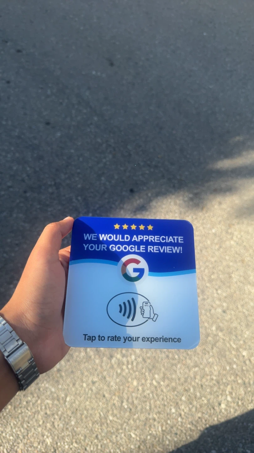 NFC Google Review Card