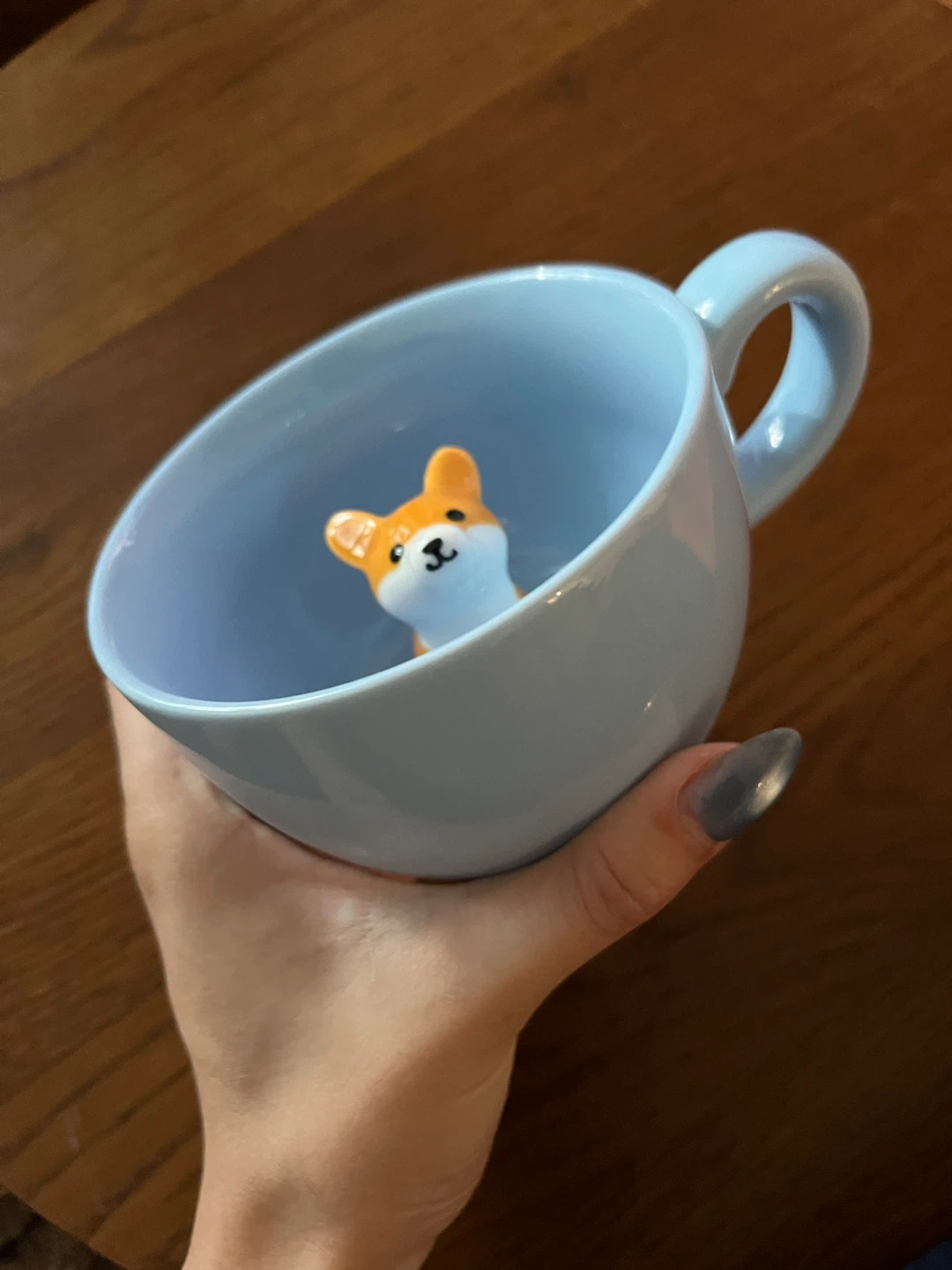 Corgi Surprise Ceramic Mug - photo 2