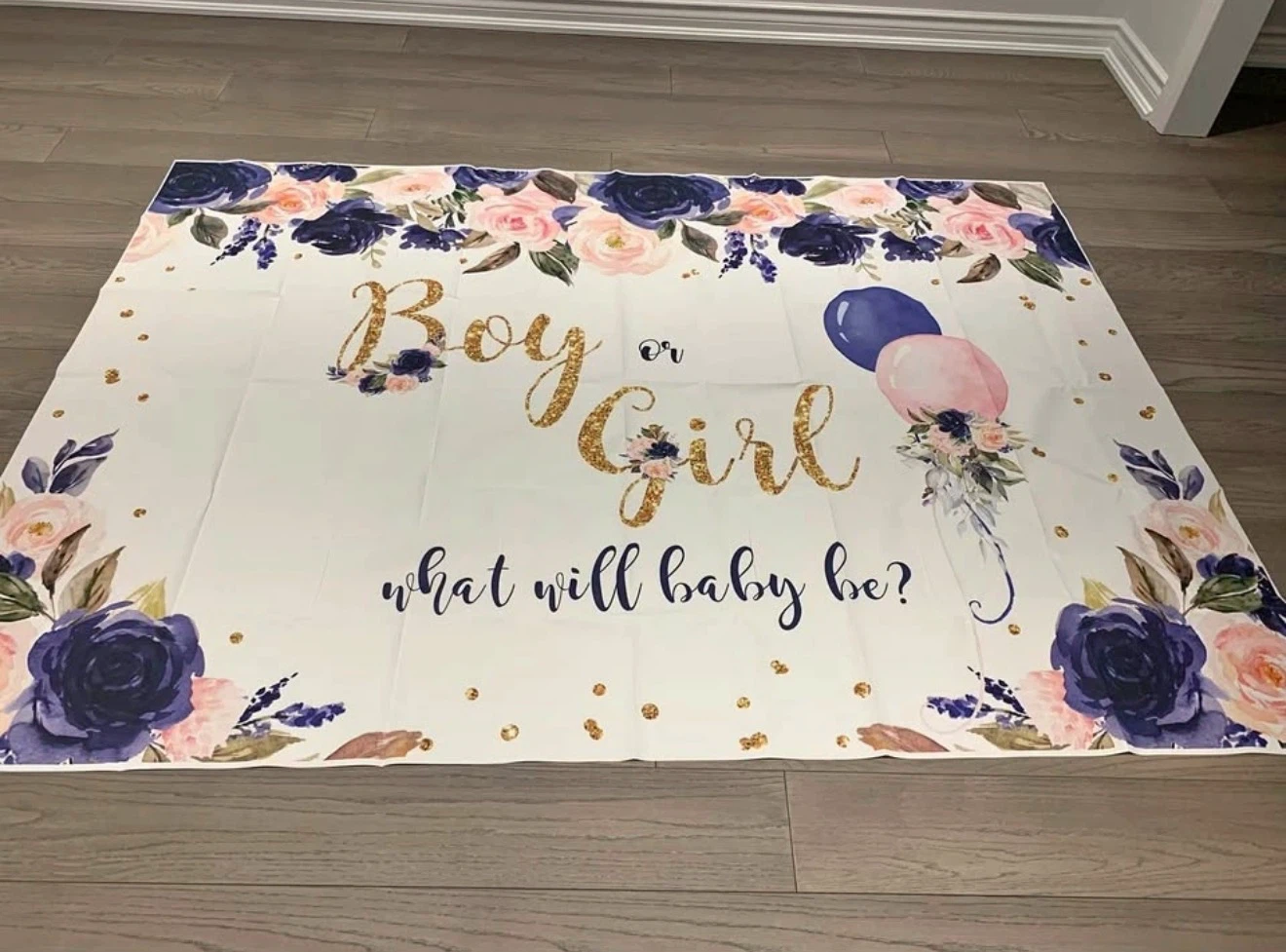 Gender Reveal Party Backdrop
