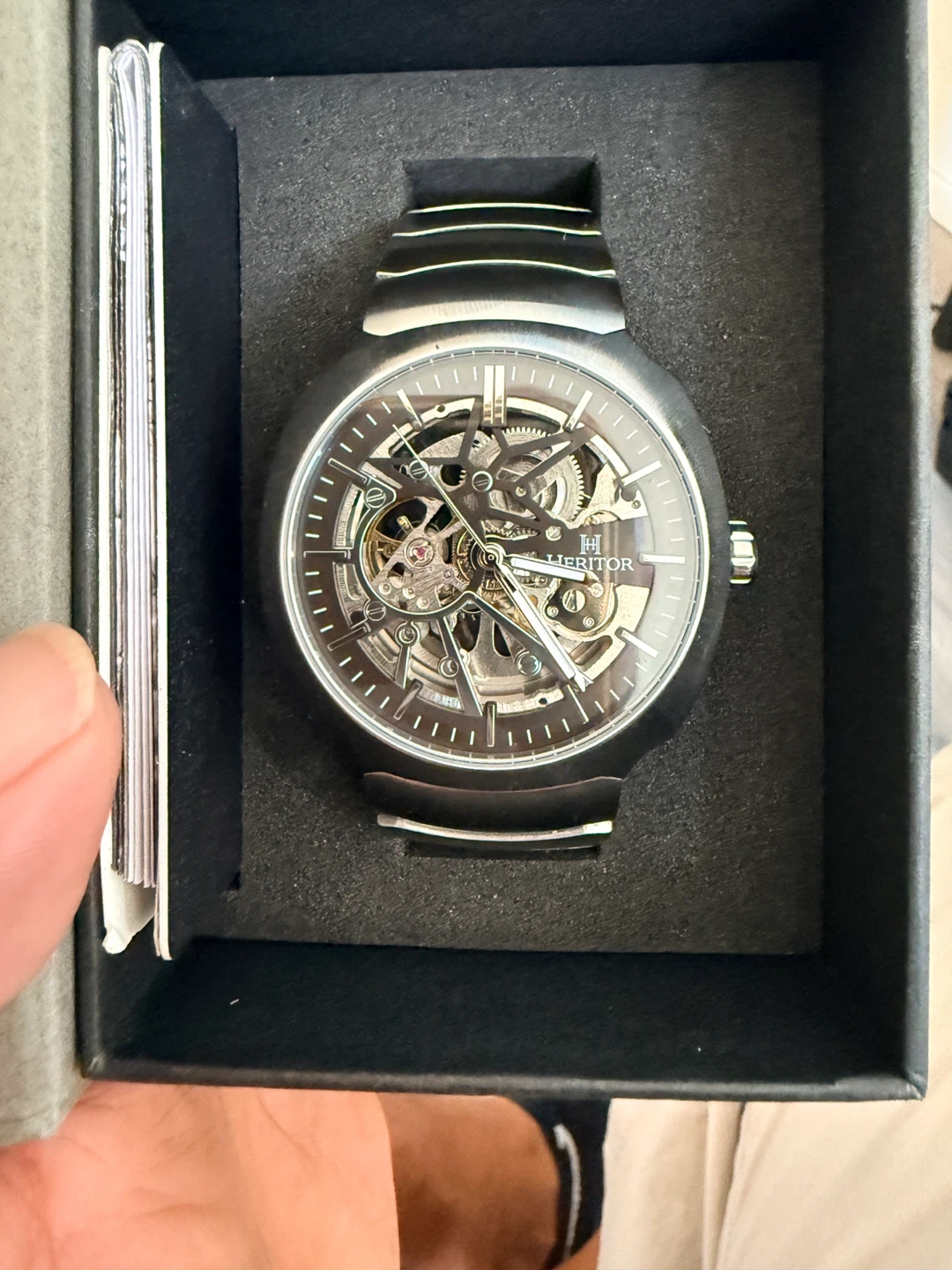 Heritor Automatic Skeleton Watch