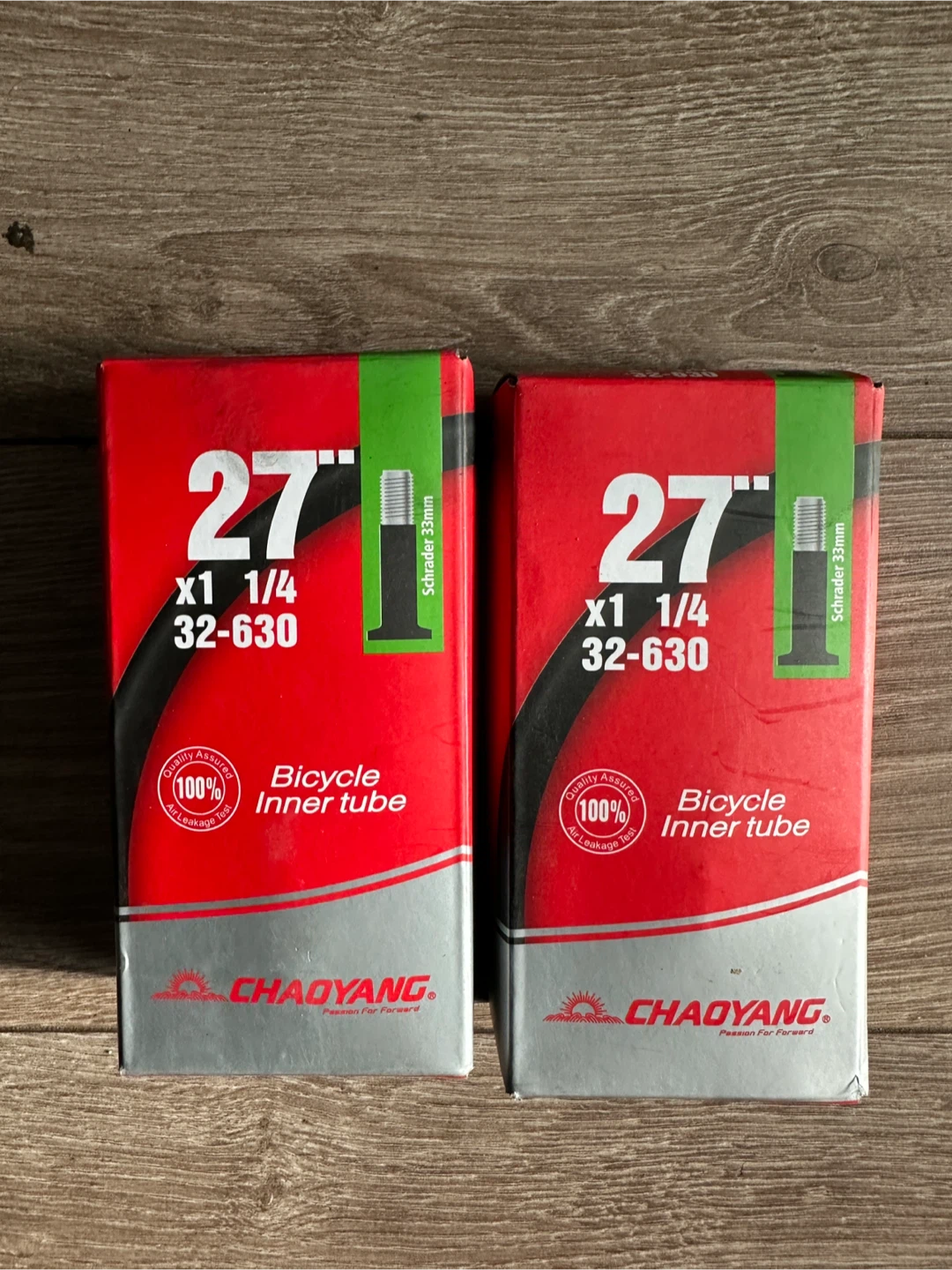 CHAOYANG Bicycle Inner Tubes 27" x 1 1/4
