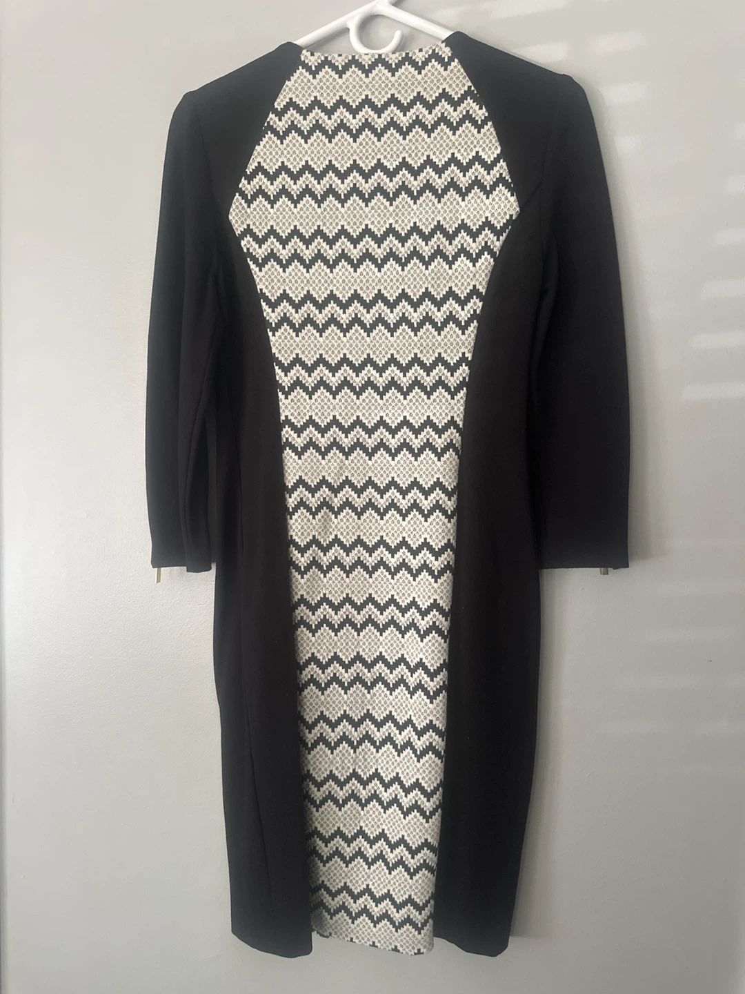 Cache Black and White Patterned Dress - photo 3