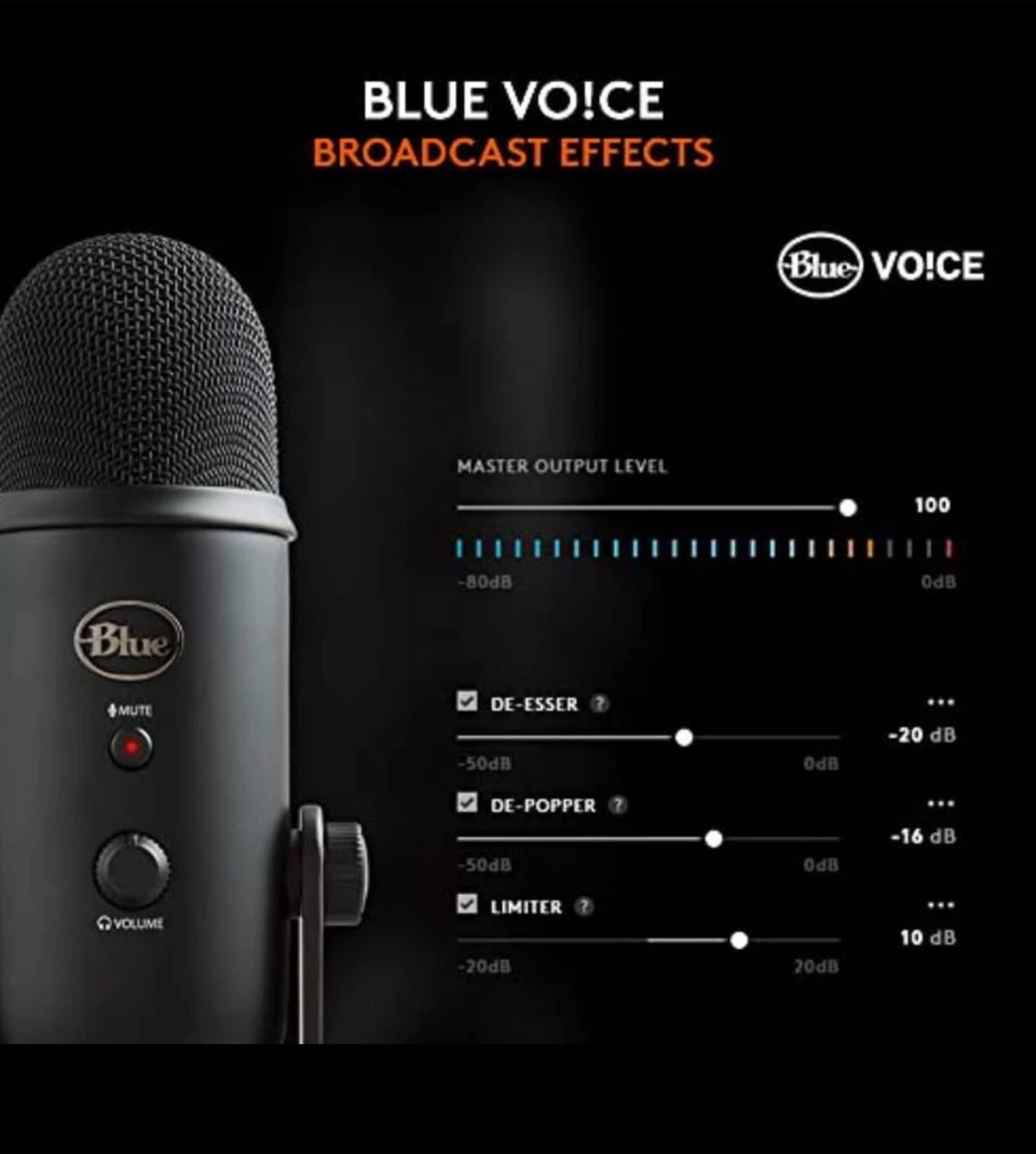 Blue Yeti USB Microphone with Boom Arm