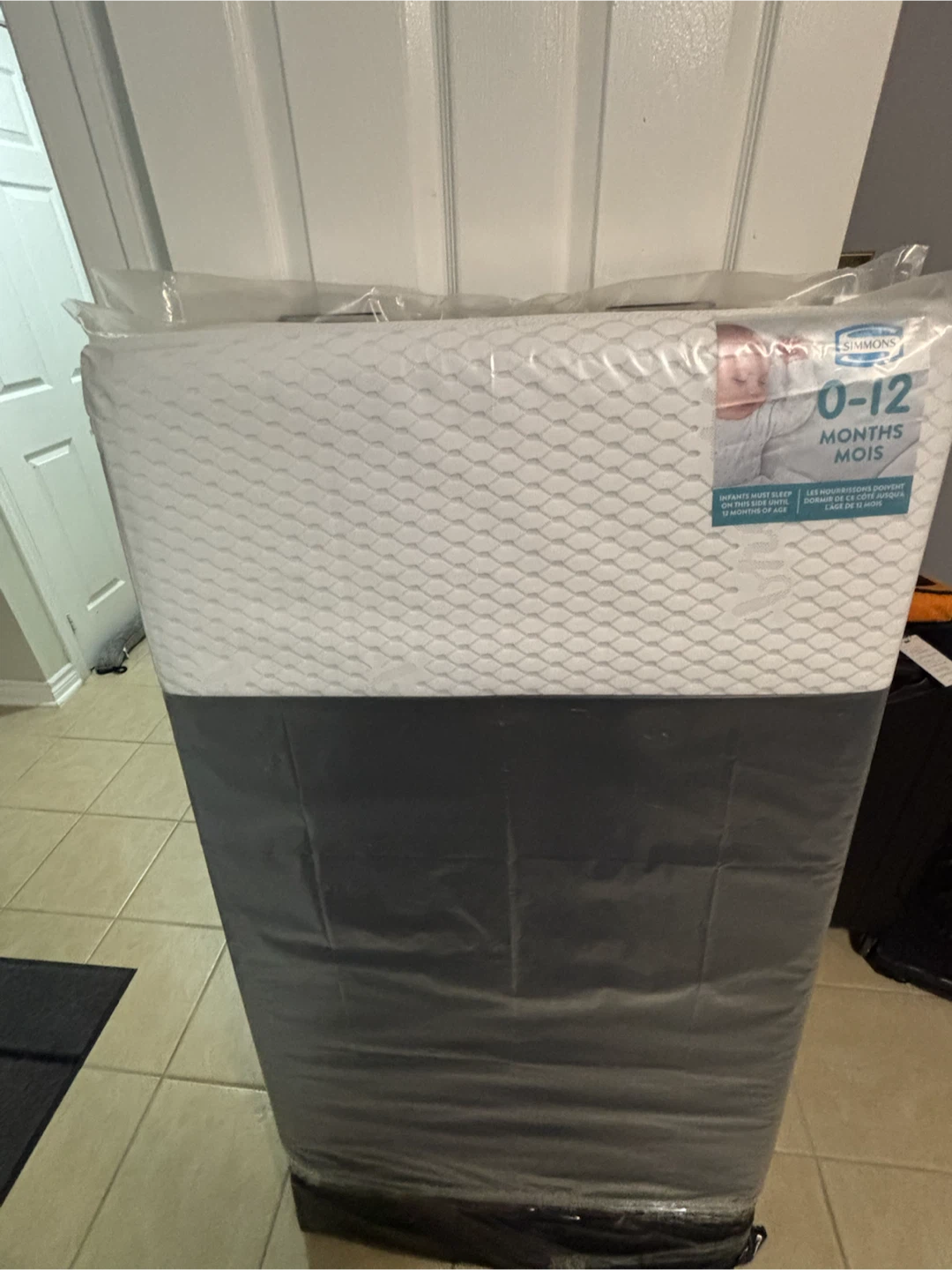 Simmons Crib Mattress and Frame - photo 3
