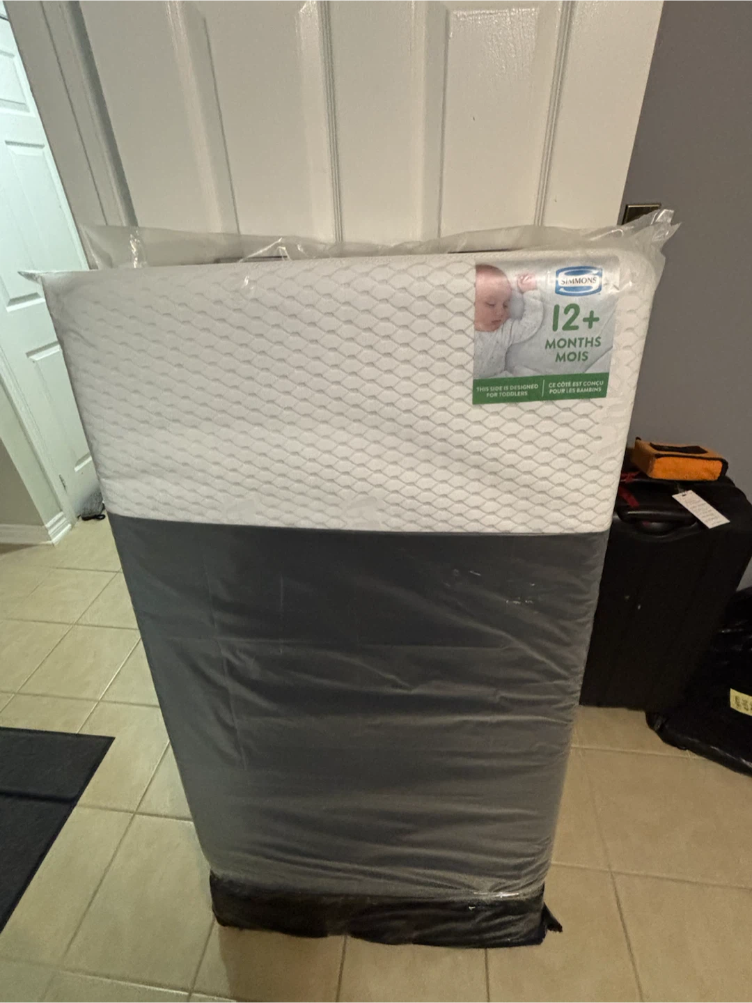 Simmons Crib Mattress and Frame - photo 4