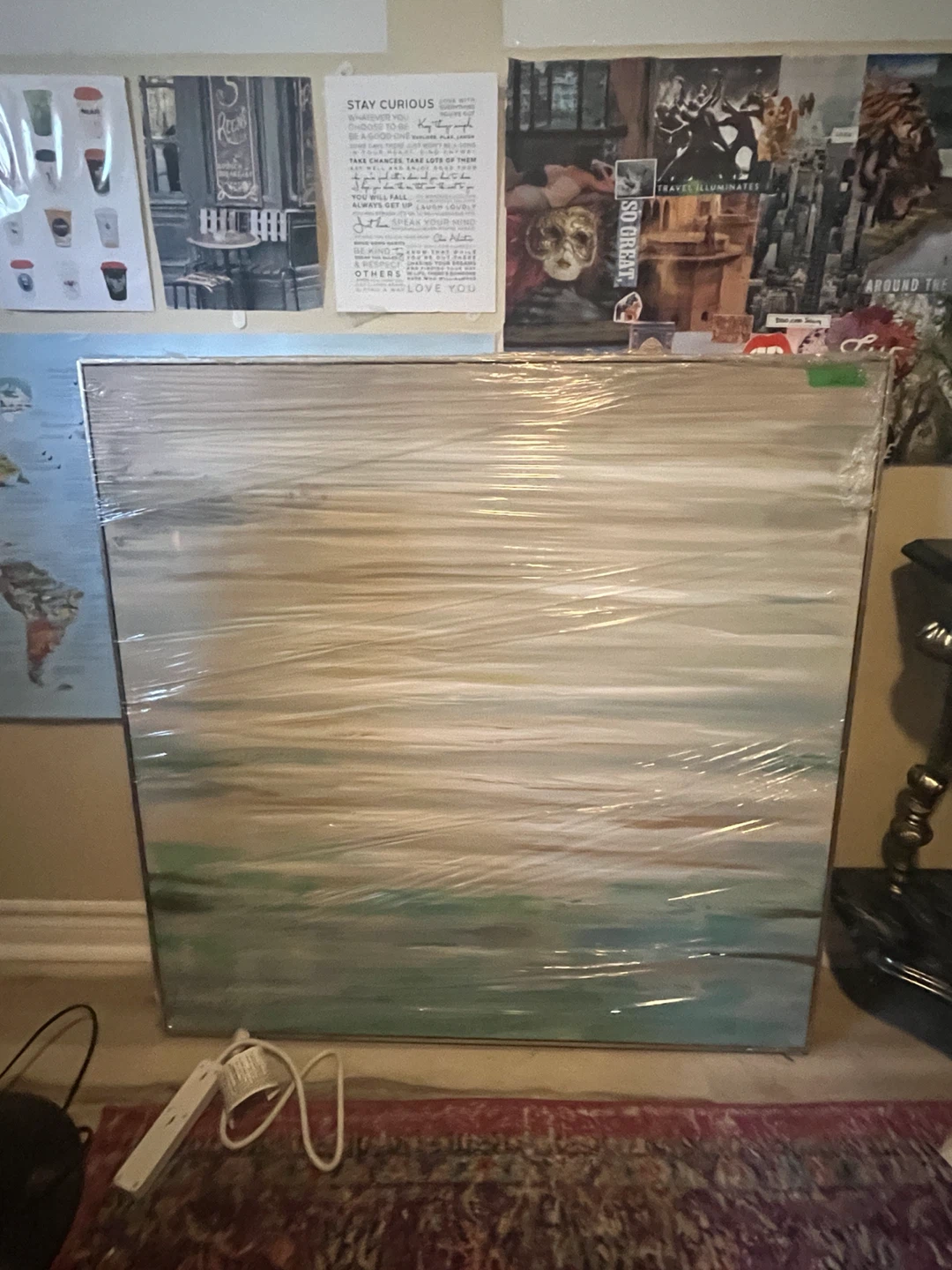 Large Abstract Landscape Canvas Wall Art - photo 3