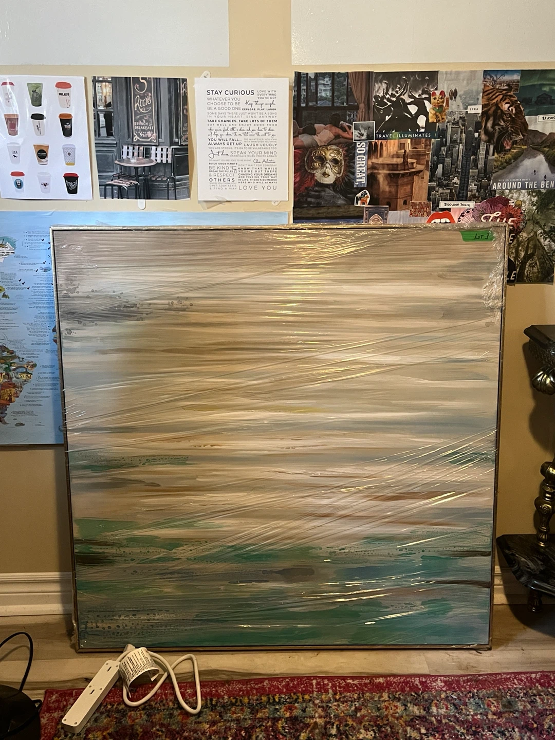 Large Abstract Landscape Canvas Wall Art - photo 4
