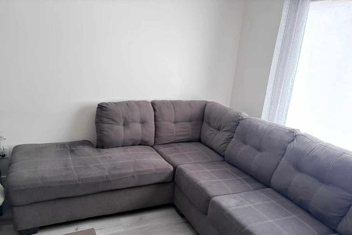 Dark Grey Sectional Sofa - photo 3