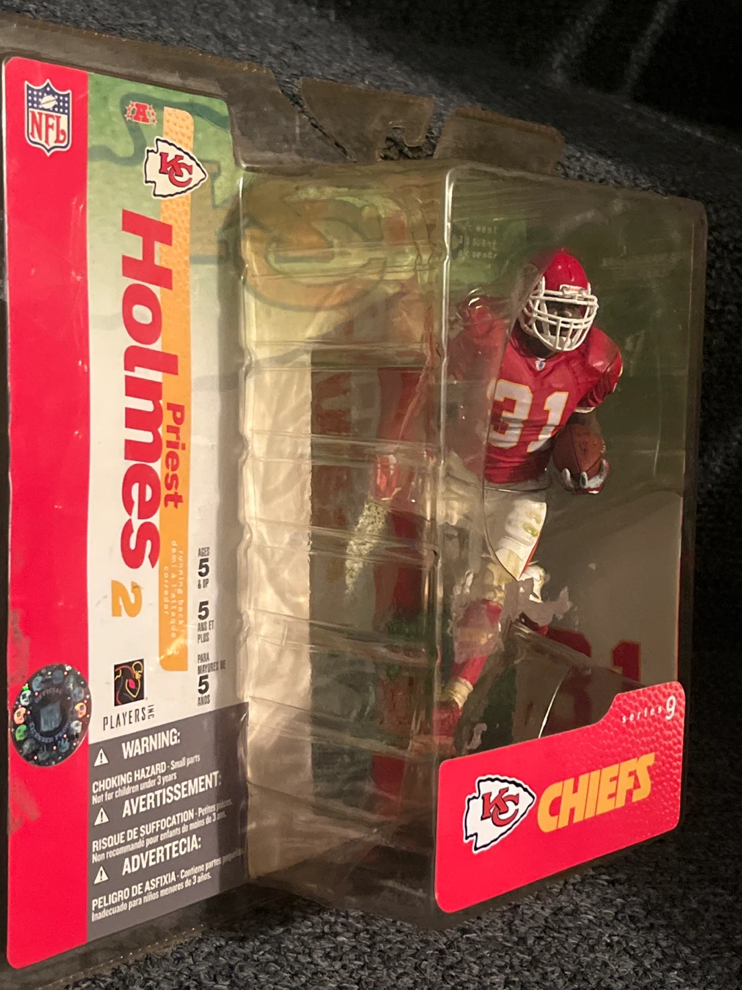 2004 McFarlane NFL Series 9 Priest Holmes 2 (KC Chiefs) - Sealed - photo 4
